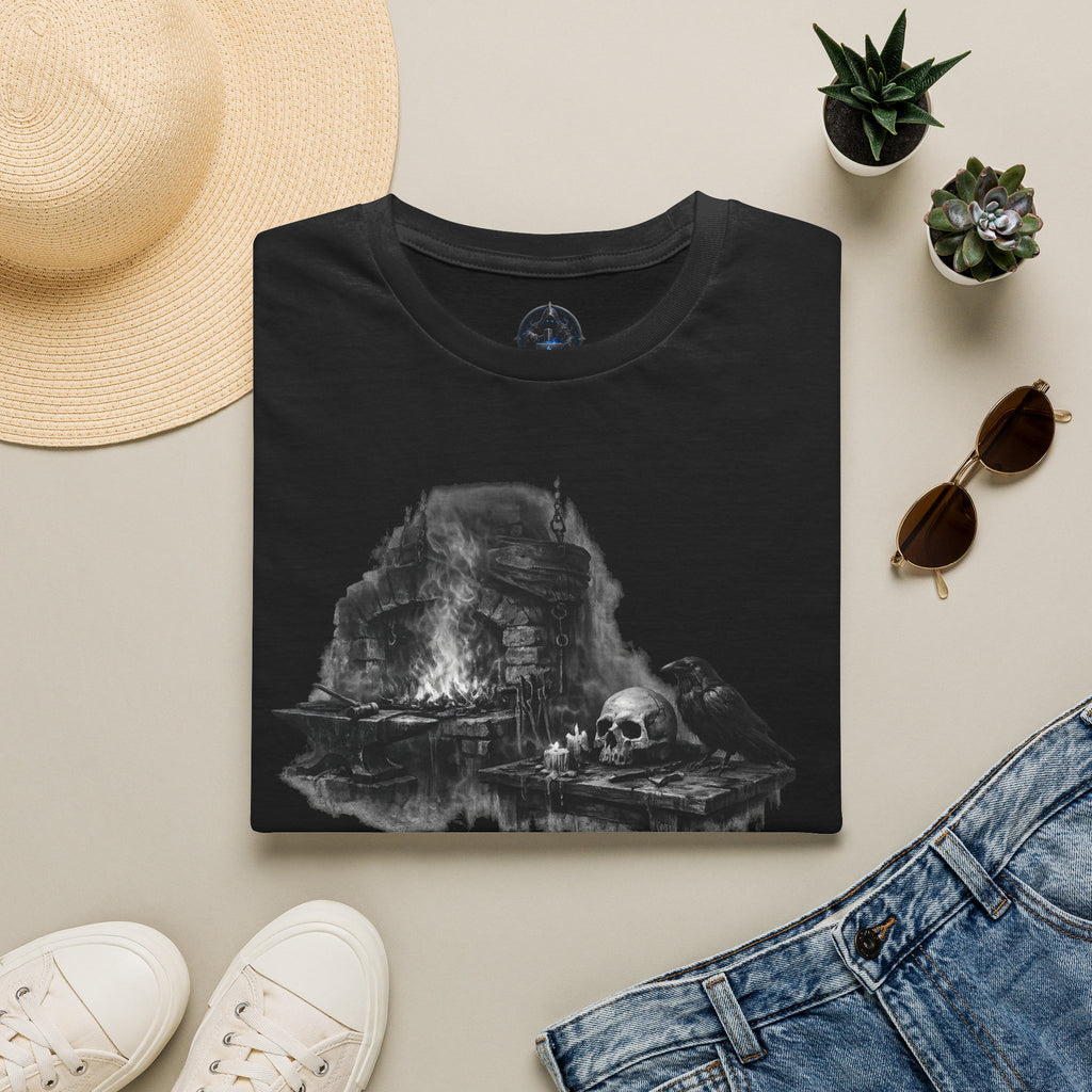 Skull Old Forge T-Shirt — Gothic Graphic Tee
