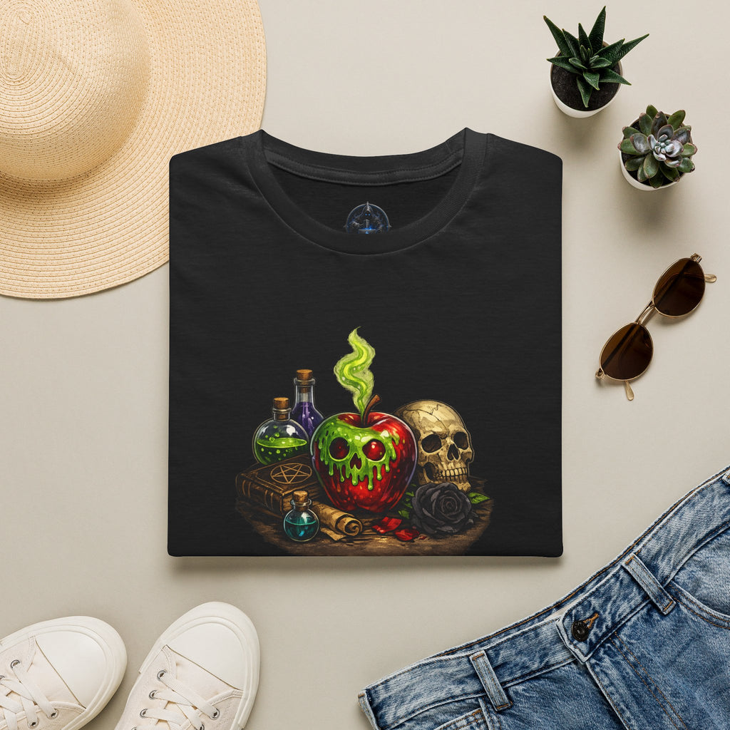 Poisoned Apple Skull T-Shirt — Witchy Potion Tee
