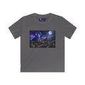 Kids Tee — Night Dragon Over Mystic Village Graphic Shirt