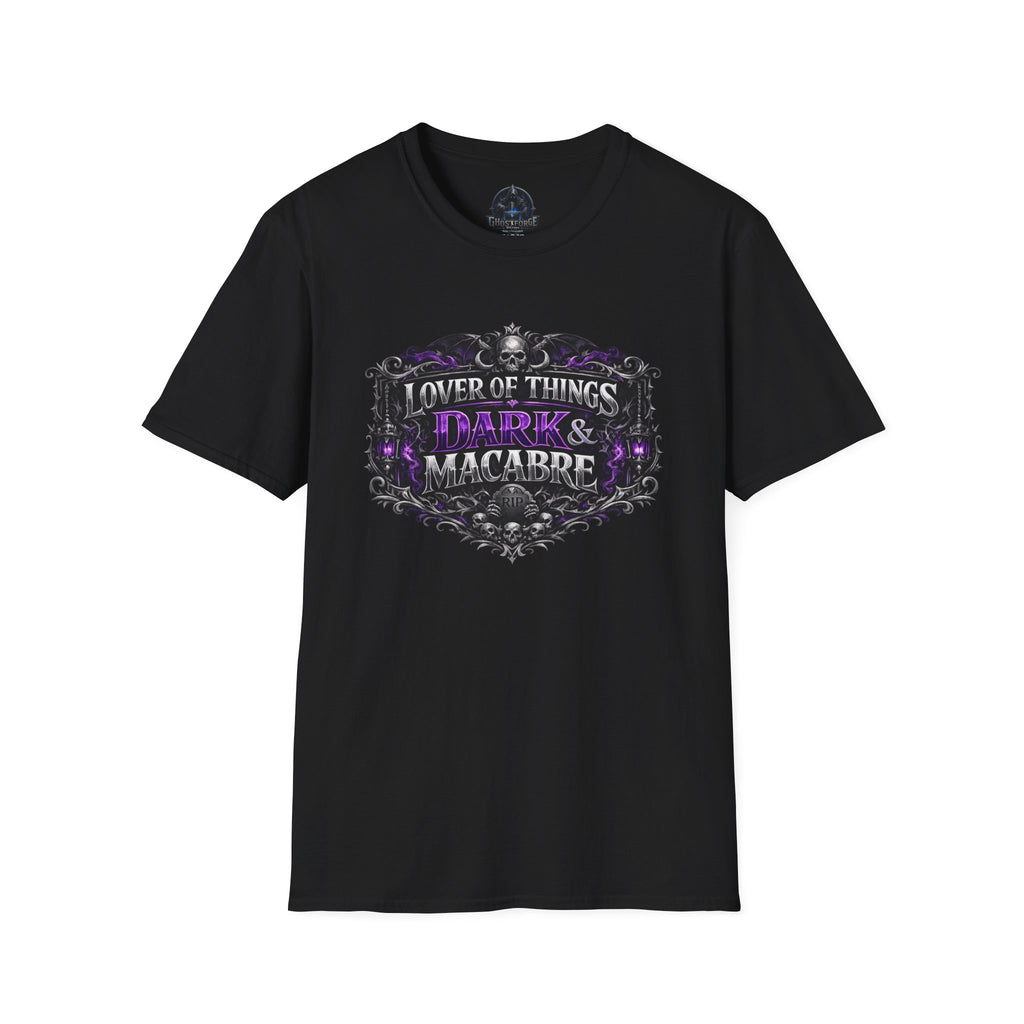 T-Shirt — "Lover of Things Dark & Macabre V2" Gothic Graphic Tee