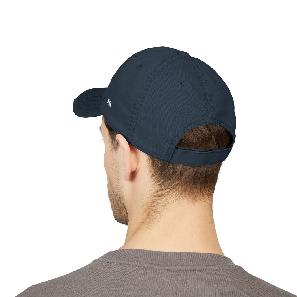 Legend - Embroidered Distressed Dad Hat (Embroidery)