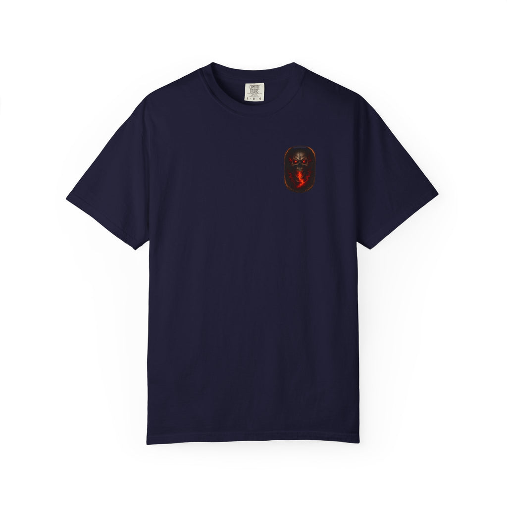 Premium Devil's Reject Skull T-Shirt — Flaming Skull Graphic Tee