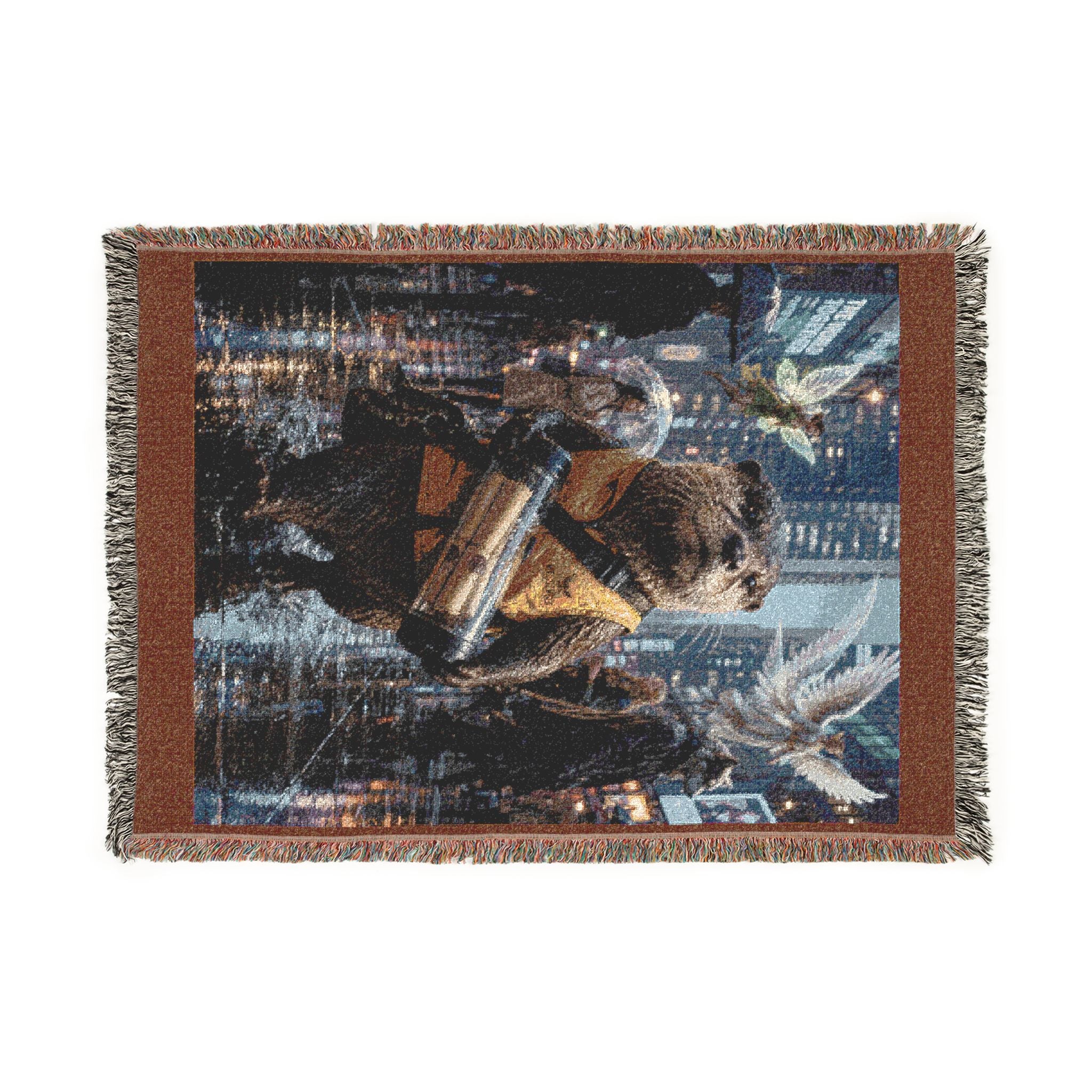Messenger Otter Woven Blanket