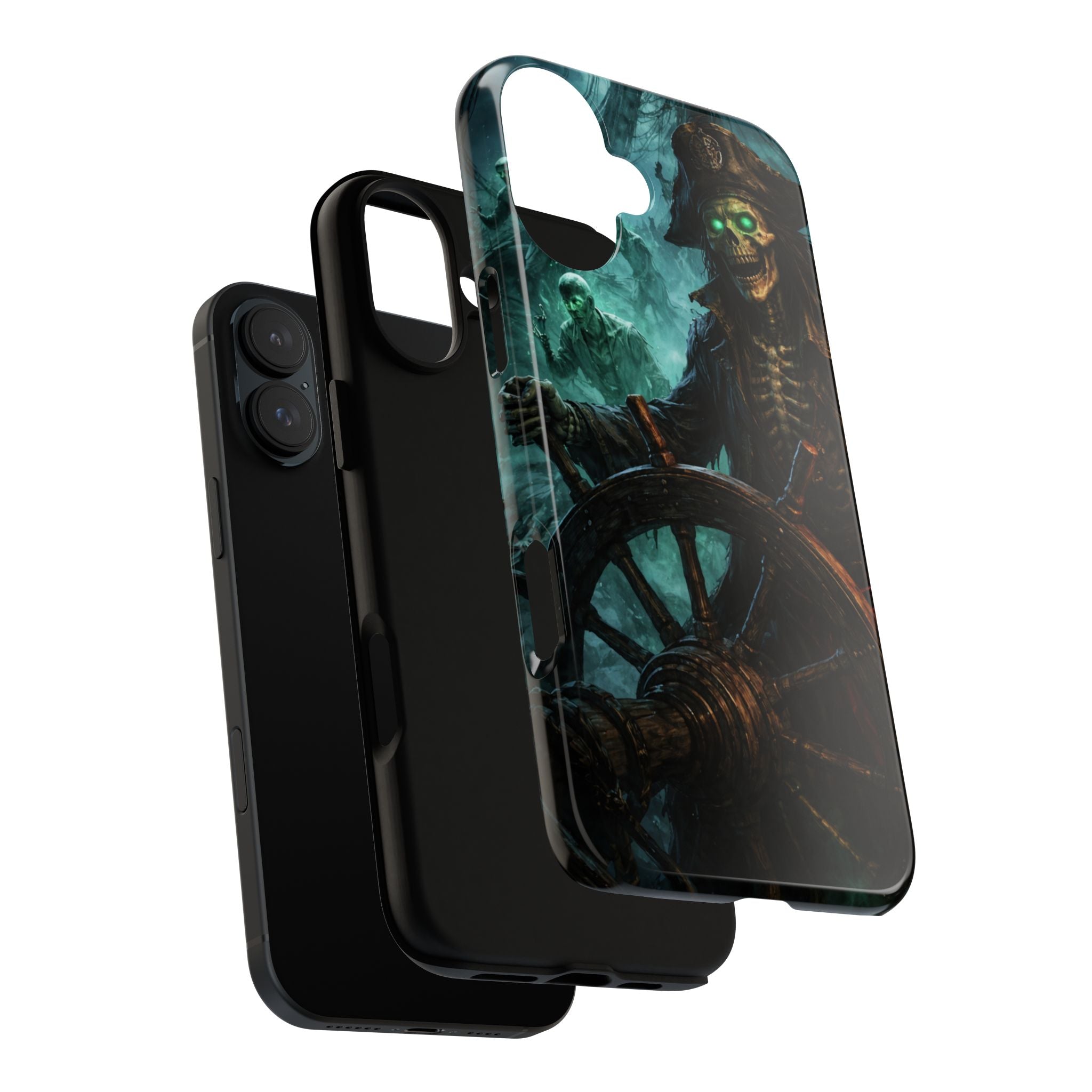 Pirate Skeleton Phone Case — Haunted Ship Captain iPhone Cover