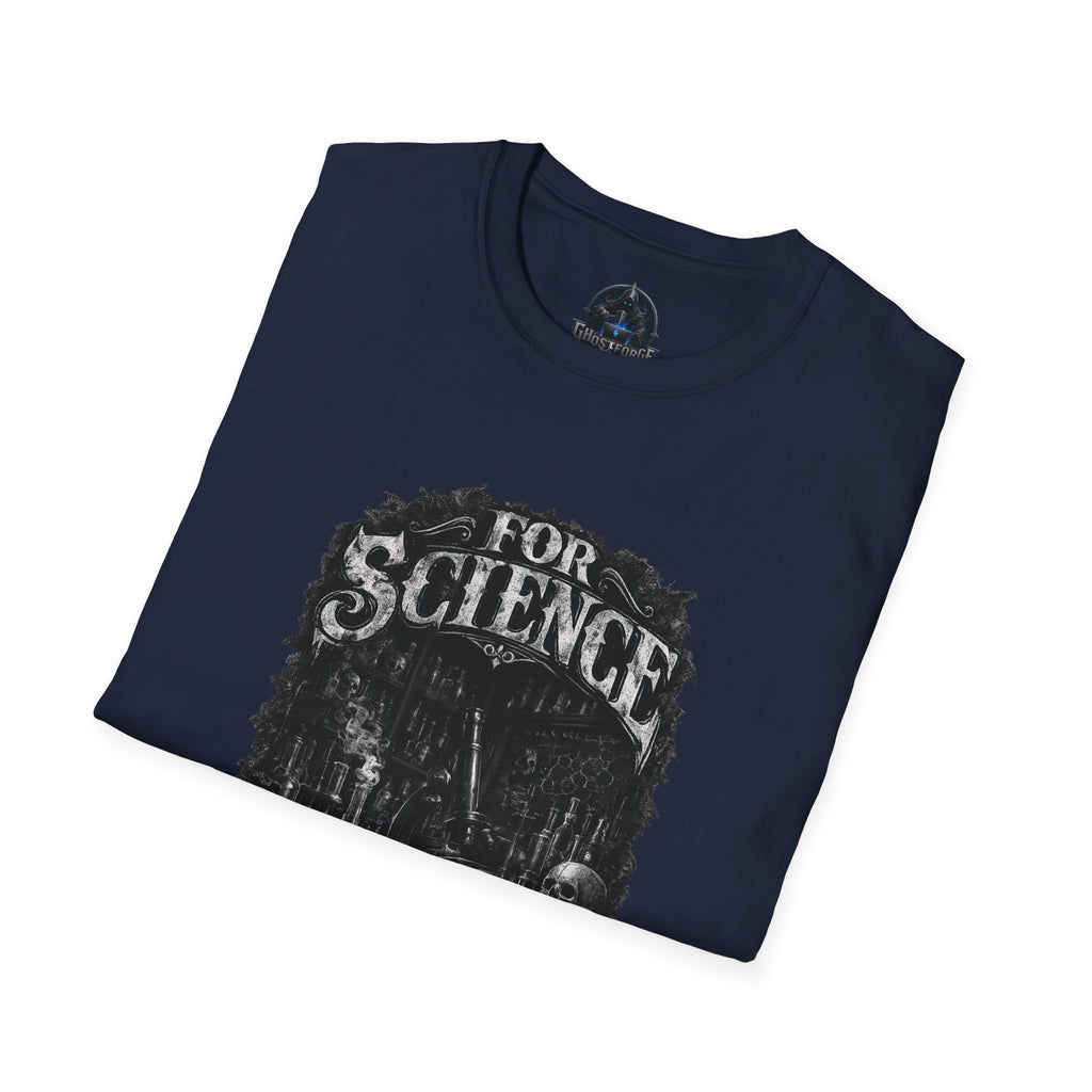For Science T-Shirt — Dark Vintage Science Graphic Tee