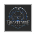 GhostForge Studio Car Magnet — Dark Hooded Logo Automotive Decal