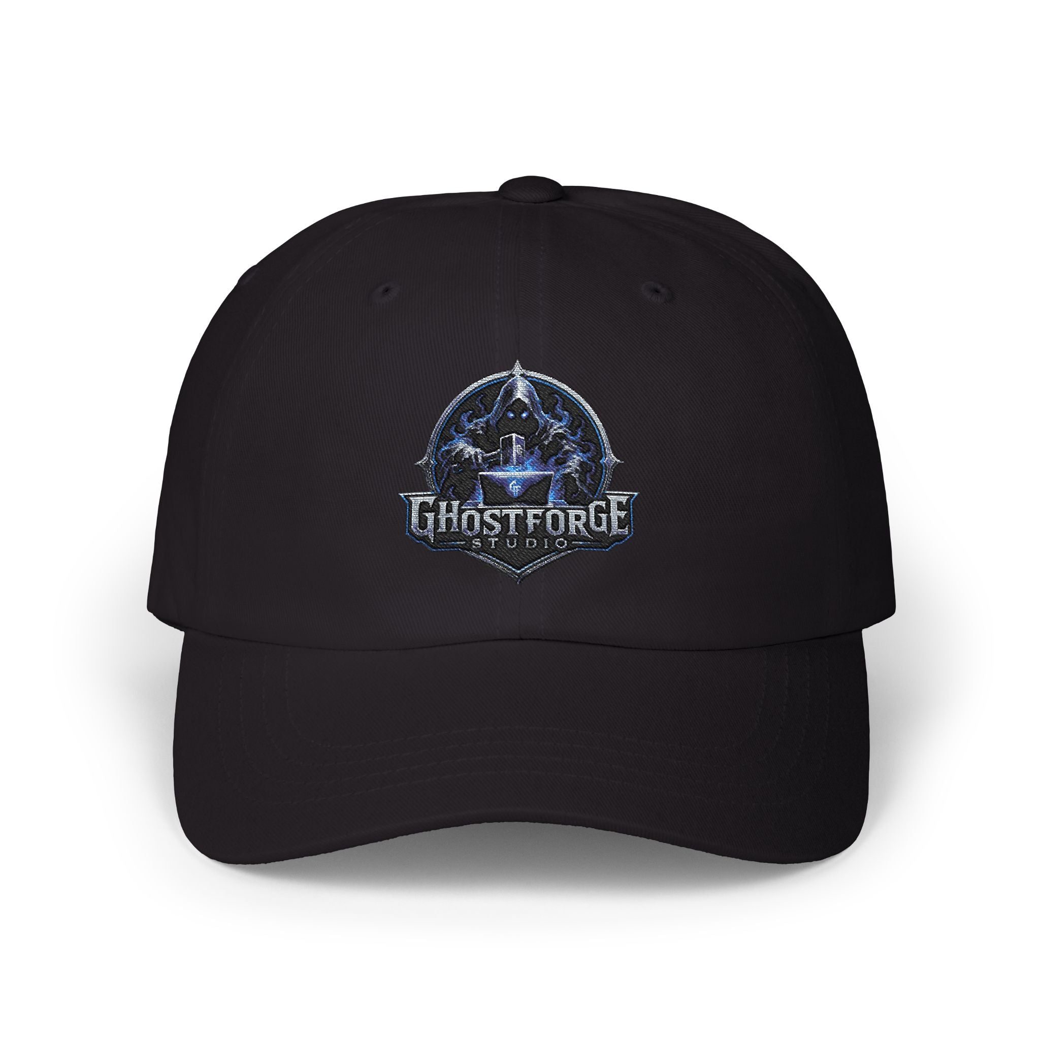 Ghostforge Studio Classic Dad Cap – Embroidered Logo Baseball Hat