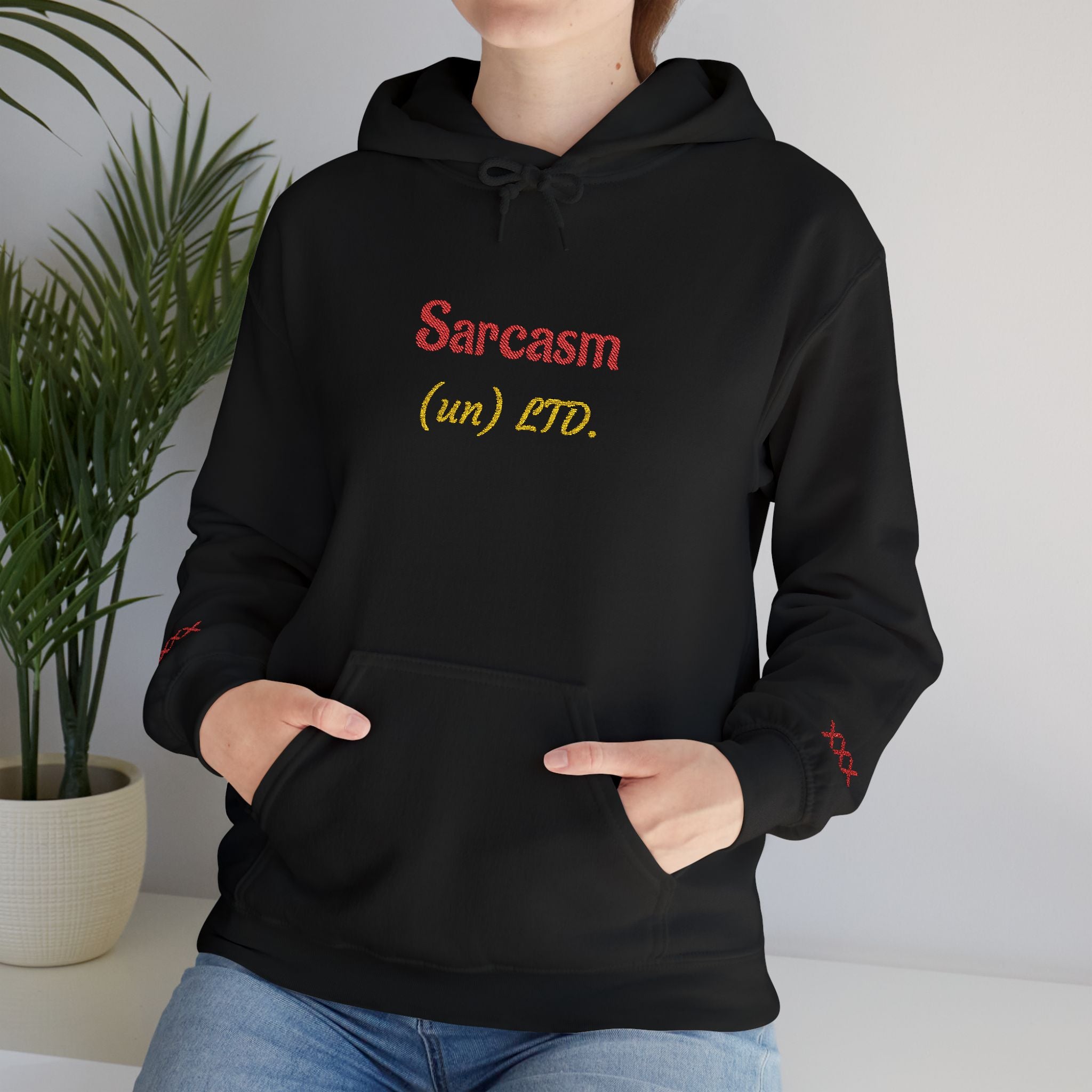 Sarcasm (un) LTD Hoodie – Embroidered Pullover