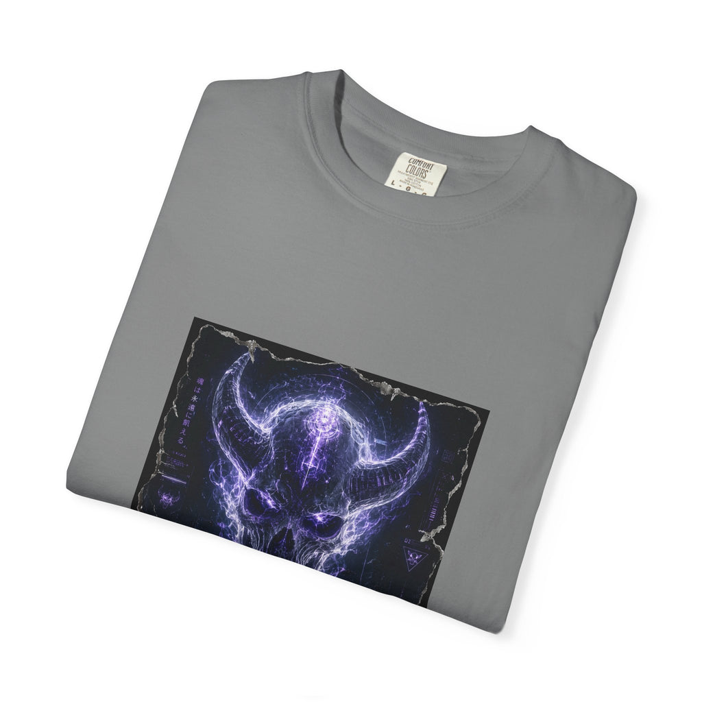 Ethereal Demon Skull T-Shirt — Cyber Goth Graphic Tee