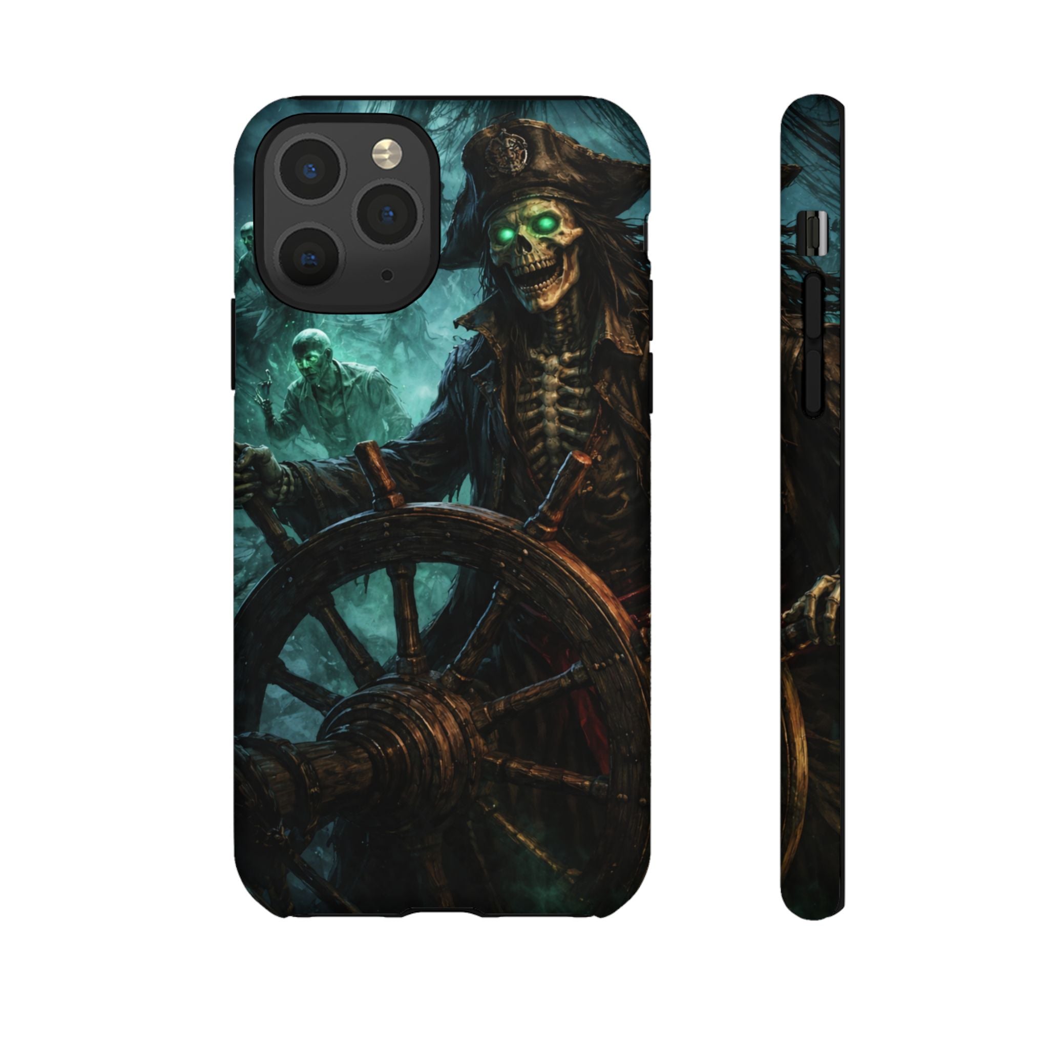 Pirate Skeleton Phone Case — Haunted Ship Captain iPhone Cover