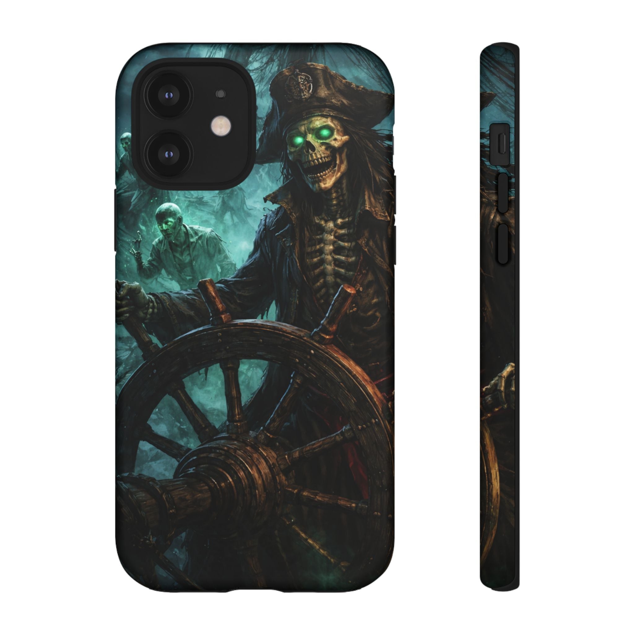 Pirate Skeleton Phone Case — Haunted Ship Captain iPhone Cover