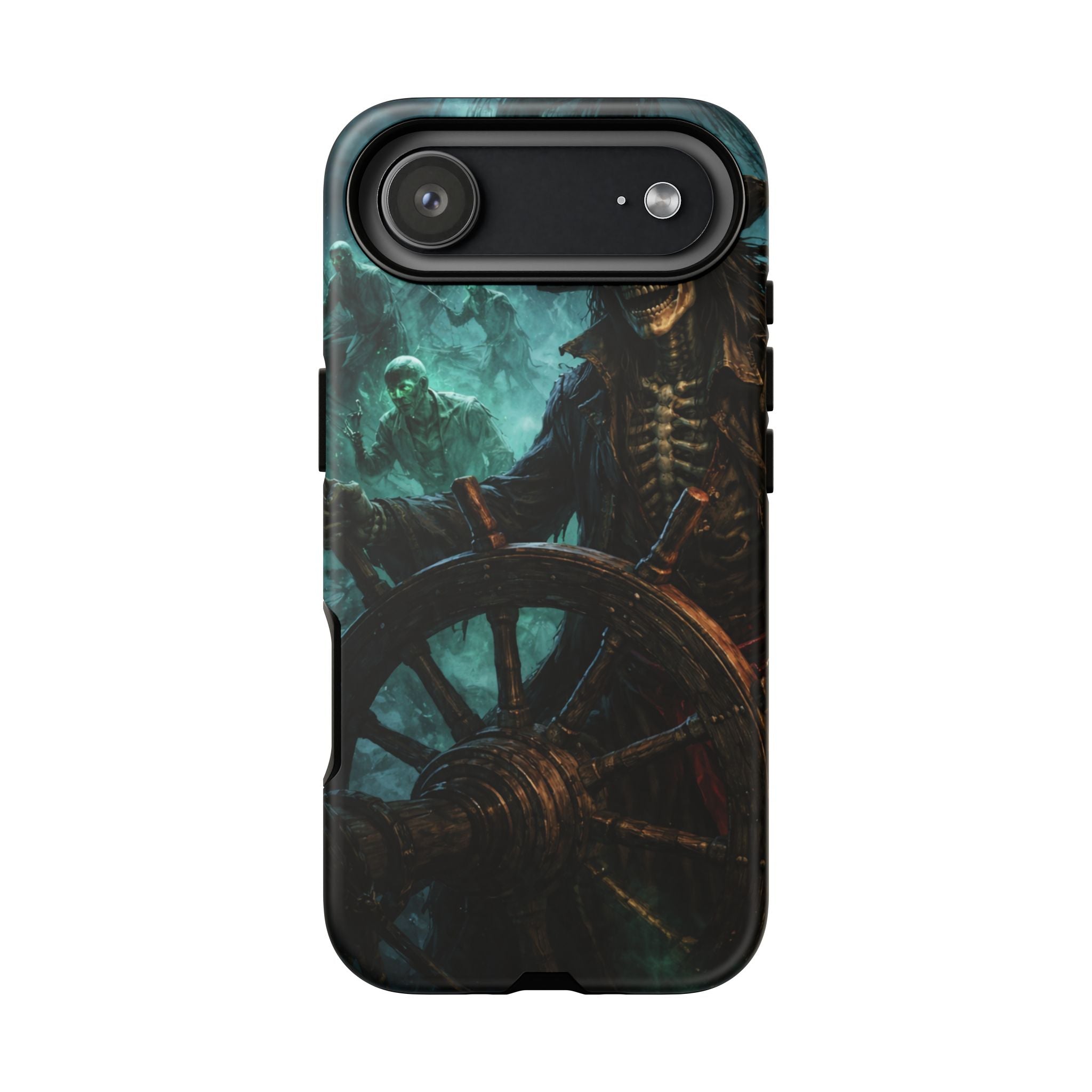 Pirate Skeleton Phone Case — Haunted Ship Captain iPhone Cover