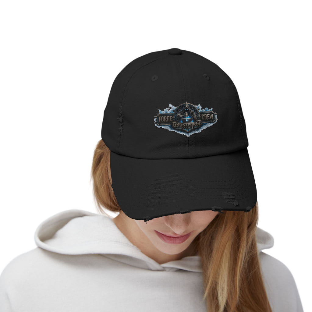 GhostForge Team Distressed Cap — Forge Crew Tactical Hat