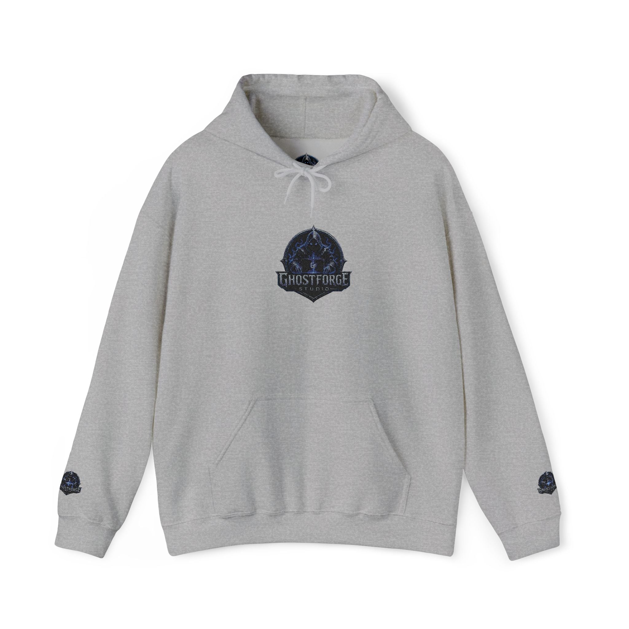 GhostForge Logo Hoodie — Graphic Wraith Hooded Sweatshirt