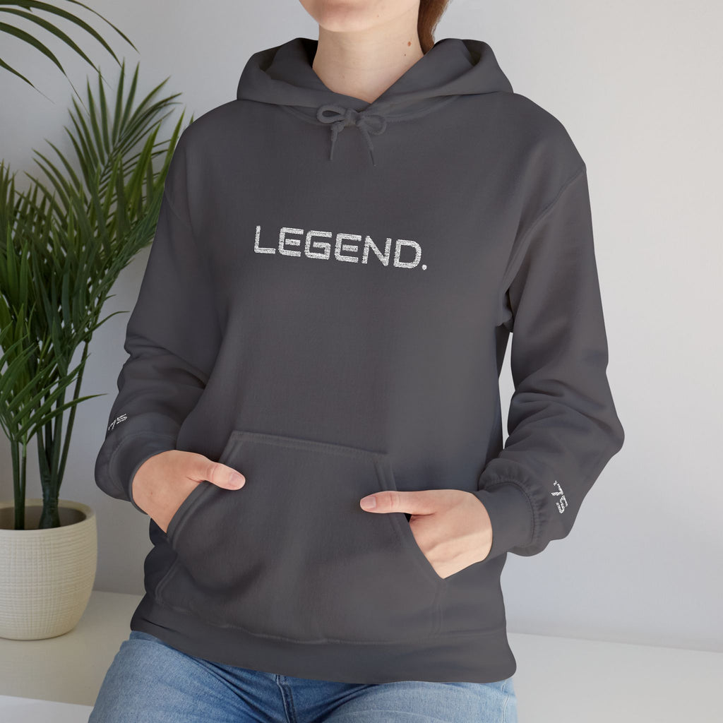 Legend Hoodie – Minimalist 'LEGEND.' Embroidered Pullover