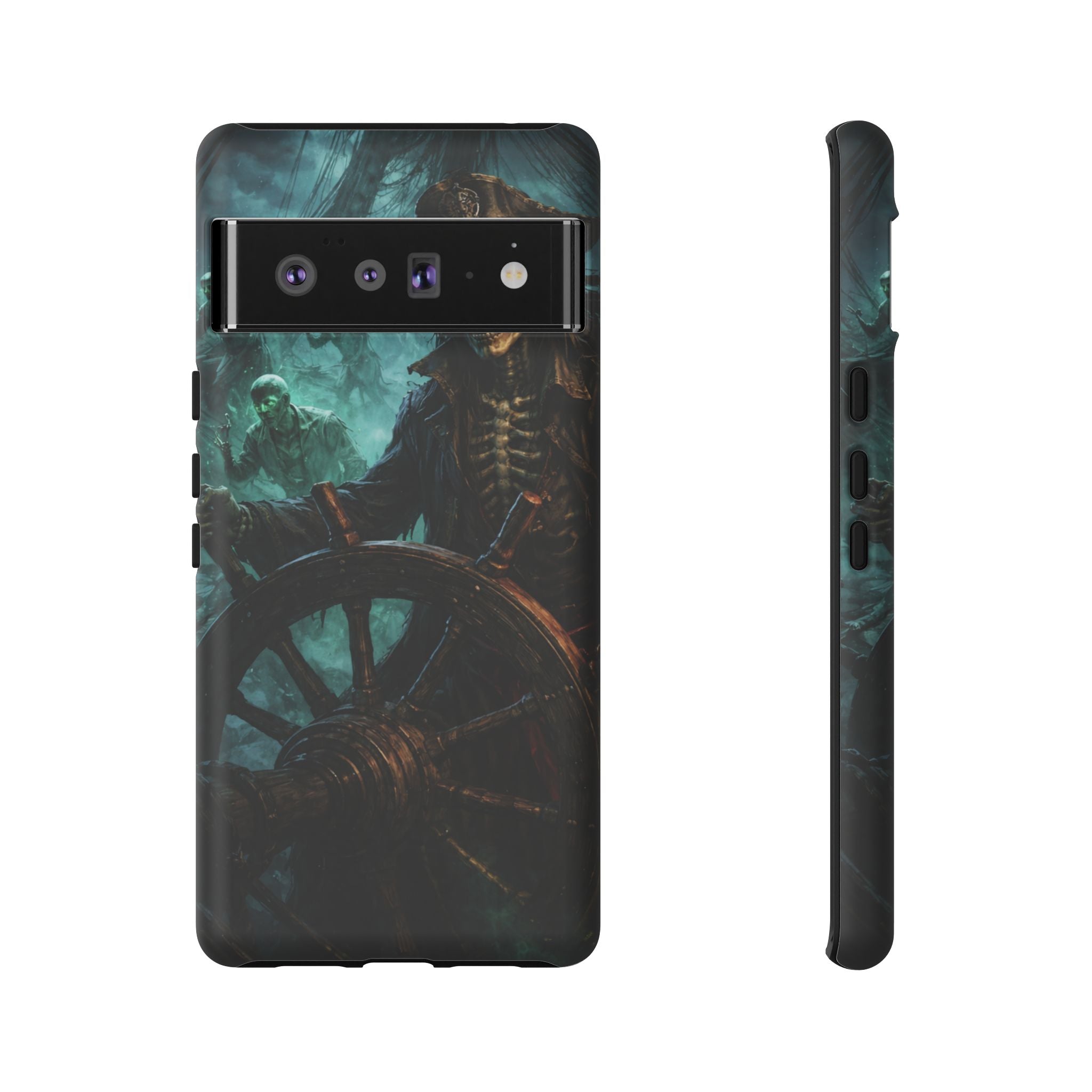 Pirate Skeleton Phone Case — Haunted Ship Captain iPhone Cover