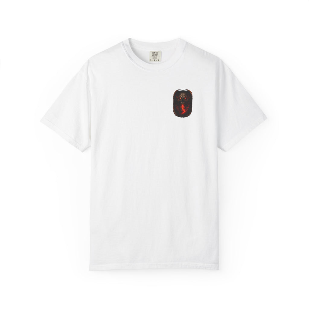 Premium Devil's Reject Skull T-Shirt — Flaming Skull Graphic Tee