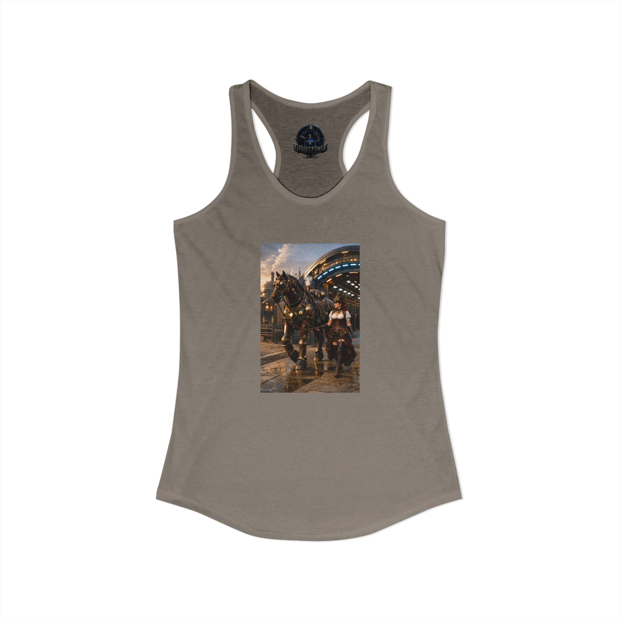 Women's Steampunk Racerback Tank