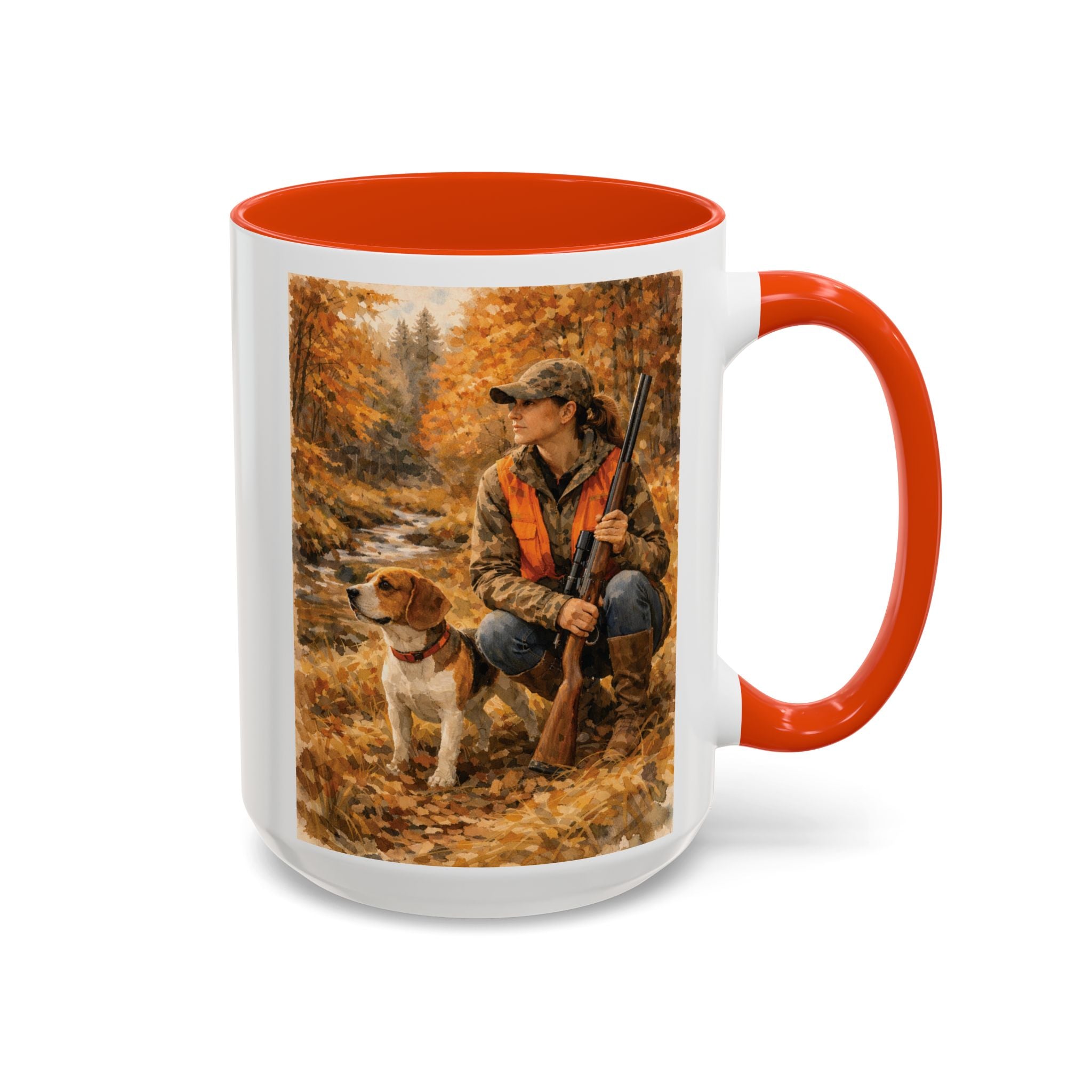 Autumn Hunt Mug – Hunter & Retriever Coffee Cup (11oz/15oz)