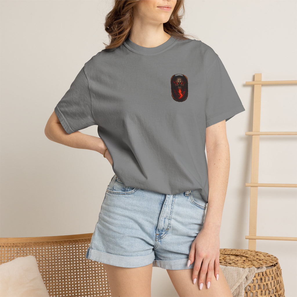 Premium Devil's Reject Skull T-Shirt — Flaming Skull Graphic Tee