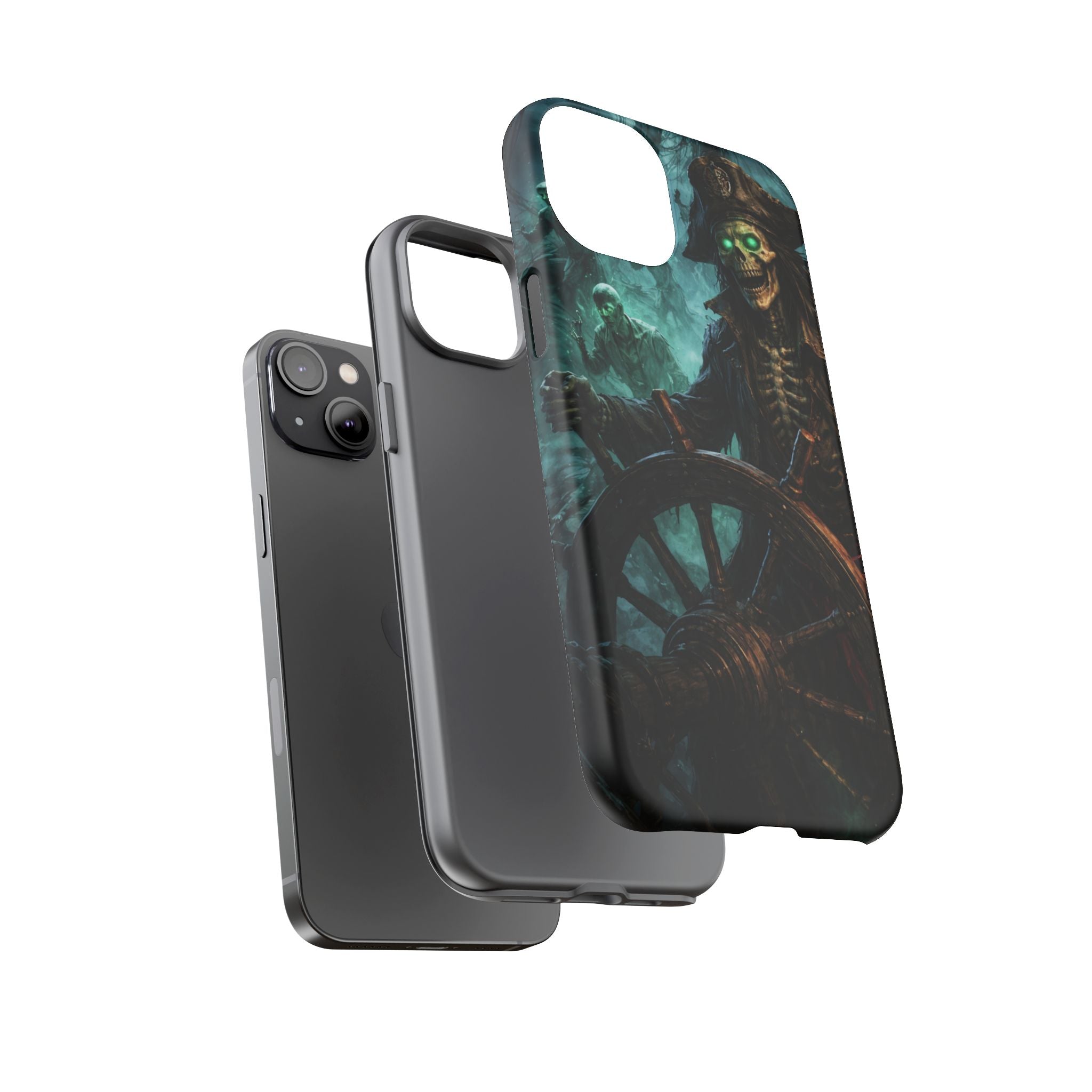 Pirate Skeleton Phone Case — Haunted Ship Captain iPhone Cover