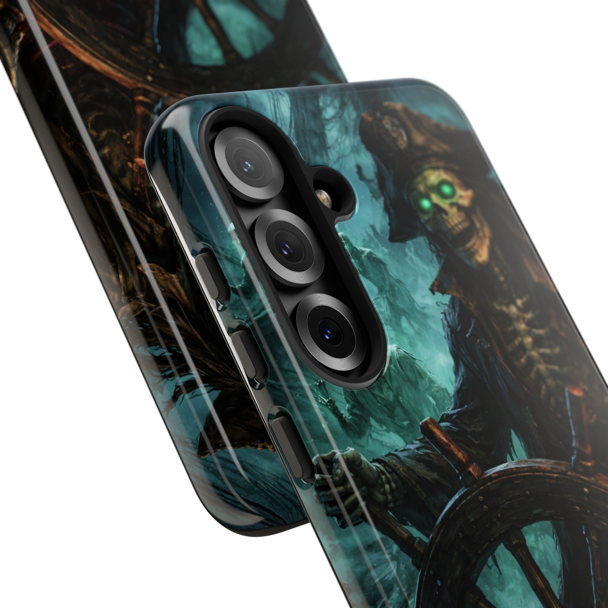 Pirate Skeleton Phone Case — Haunted Ship Captain iPhone Cover
