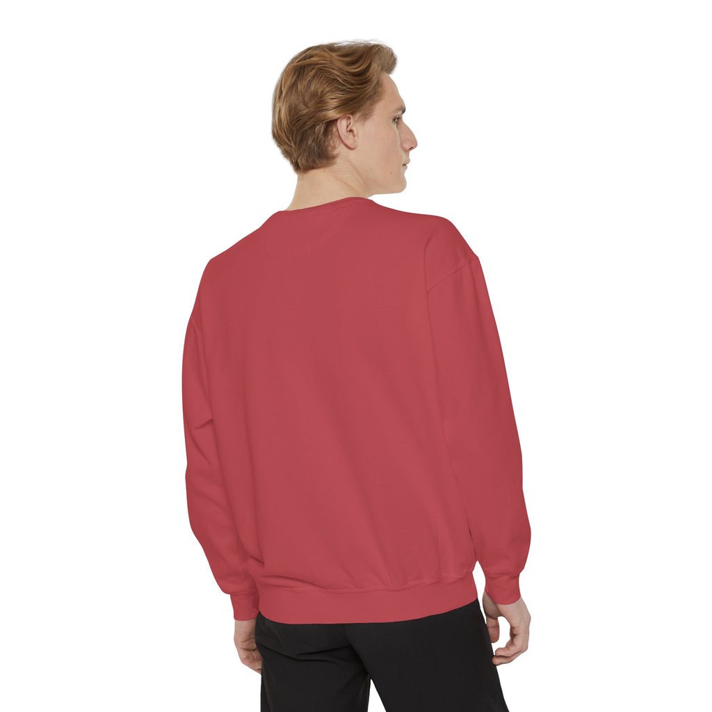 Dragon Night Sweatshirt — Mystical Purple Dragon Over Moonlit Village