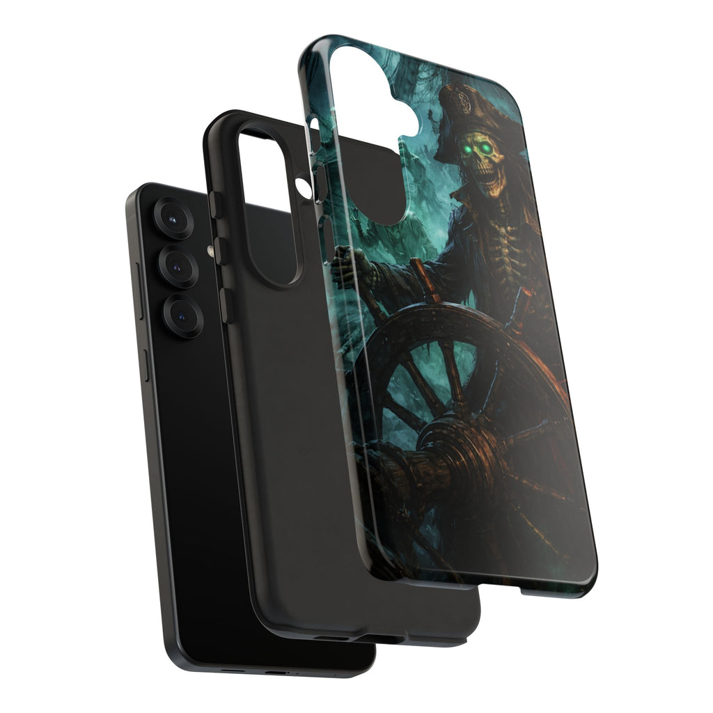 Pirate Skeleton Phone Case — Haunted Ship Captain iPhone Cover