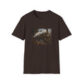Steampunk Steamtrain T‑Shirt — Vintage Airship & Locomotive Art Tee