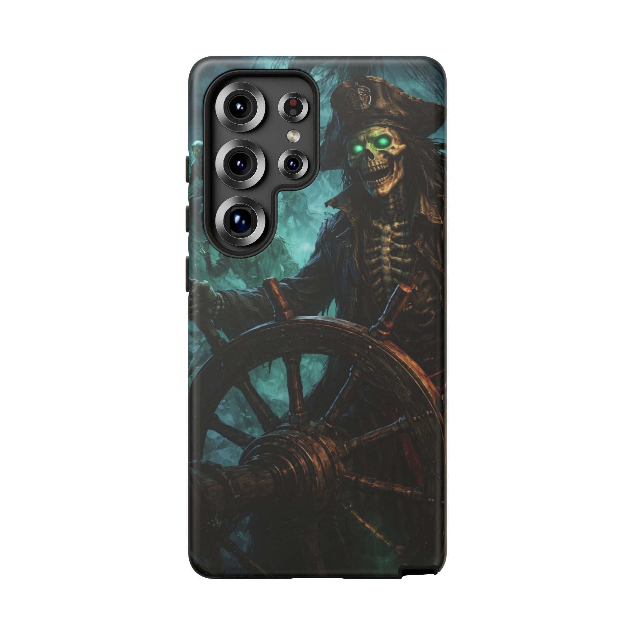 Pirate Skeleton Phone Case — Haunted Ship Captain iPhone Cover