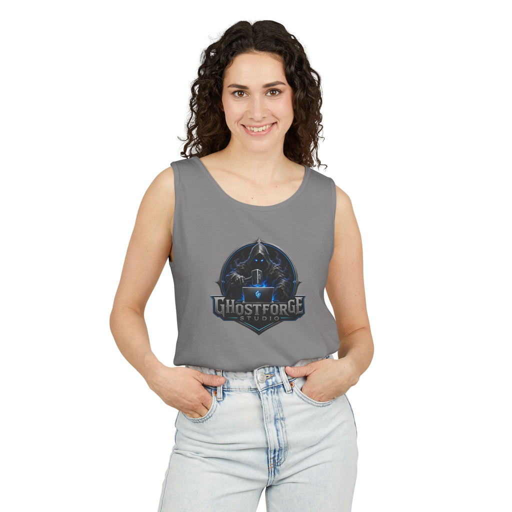 GhostForge Emblem Tank Top — Shop Logo Muscle Tee