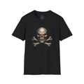 Skull & Crossbones Graphic T-Shirt — Red-Eyed Skull Tee