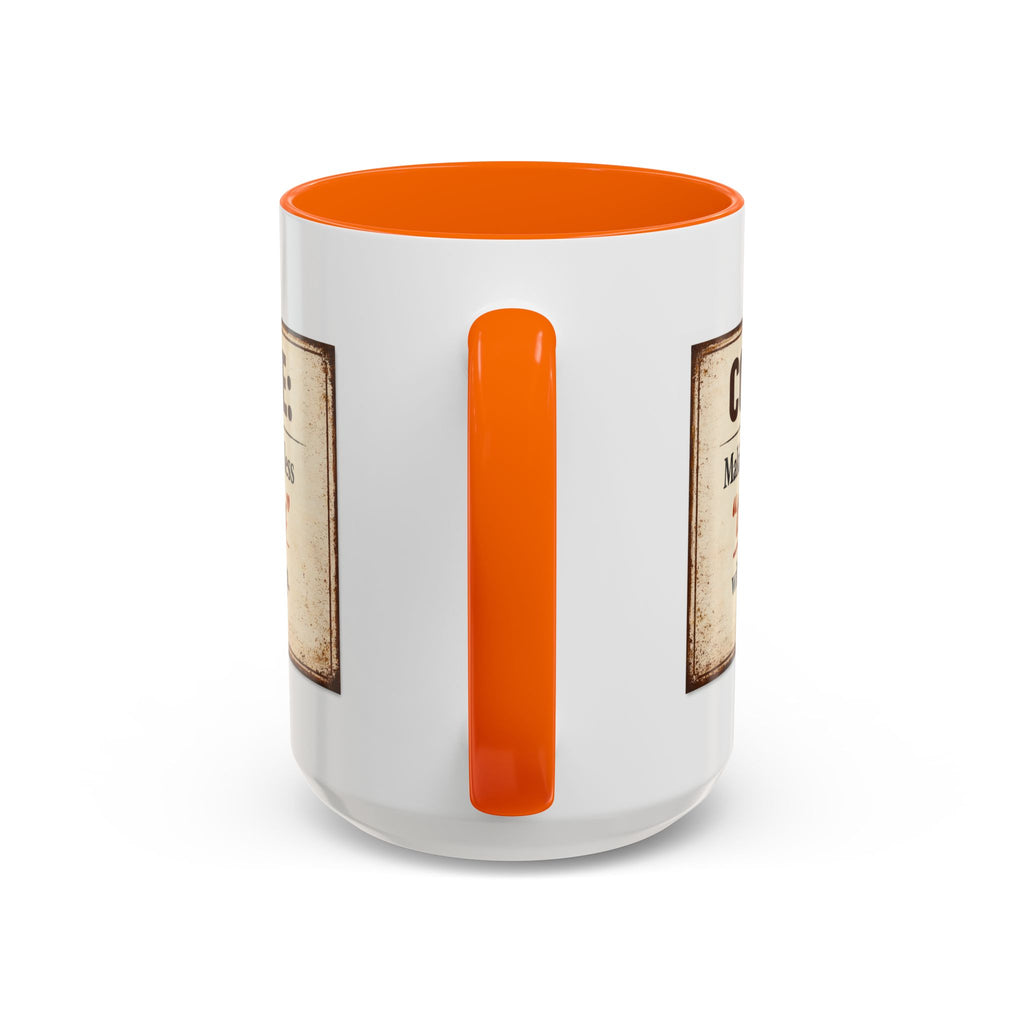 Coffee Mug — “Coffee: Making people less ‘targety’ with every cup” Vintage Accent Mug