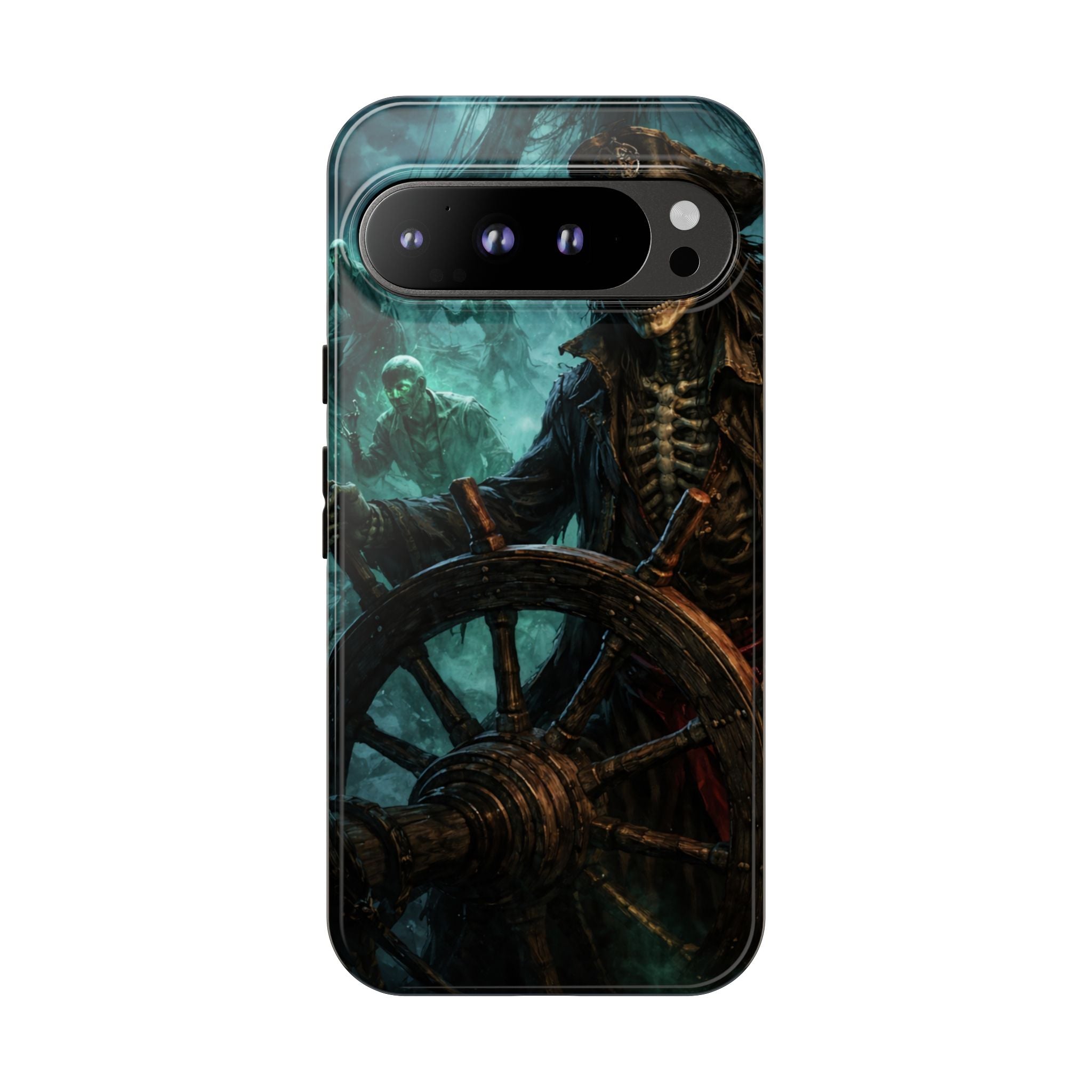Pirate Skeleton Phone Case — Haunted Ship Captain iPhone Cover