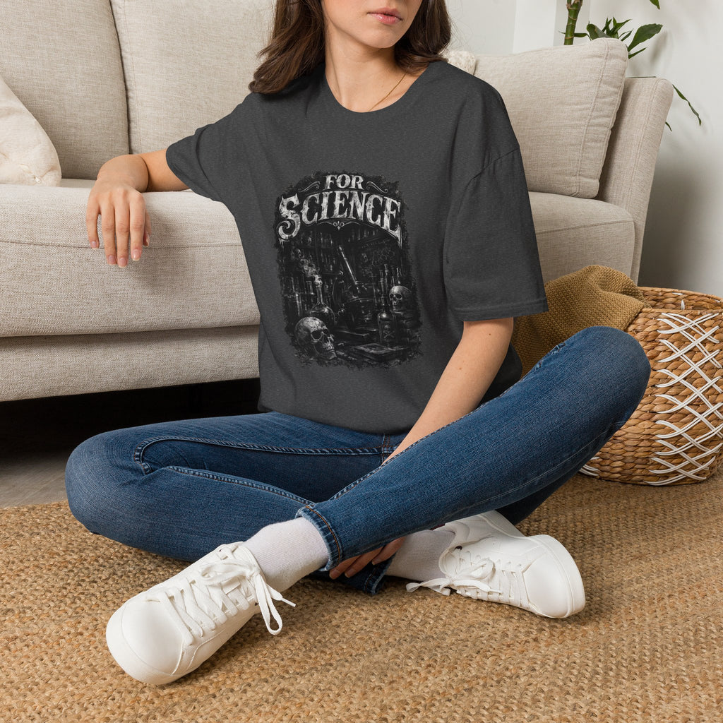 For Science T-Shirt — Dark Vintage Science Graphic Tee