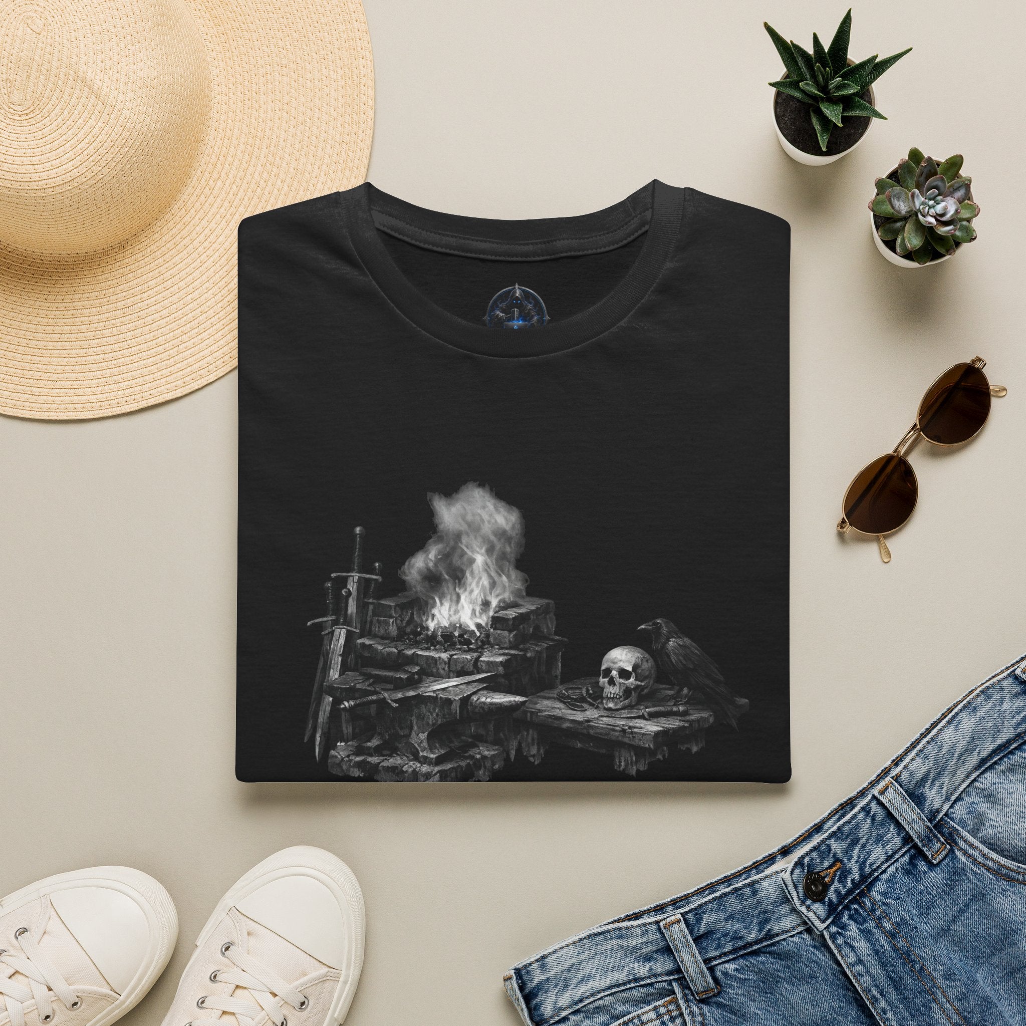 Dark Forge T-Shirt — Gothic Iron Forge Tee