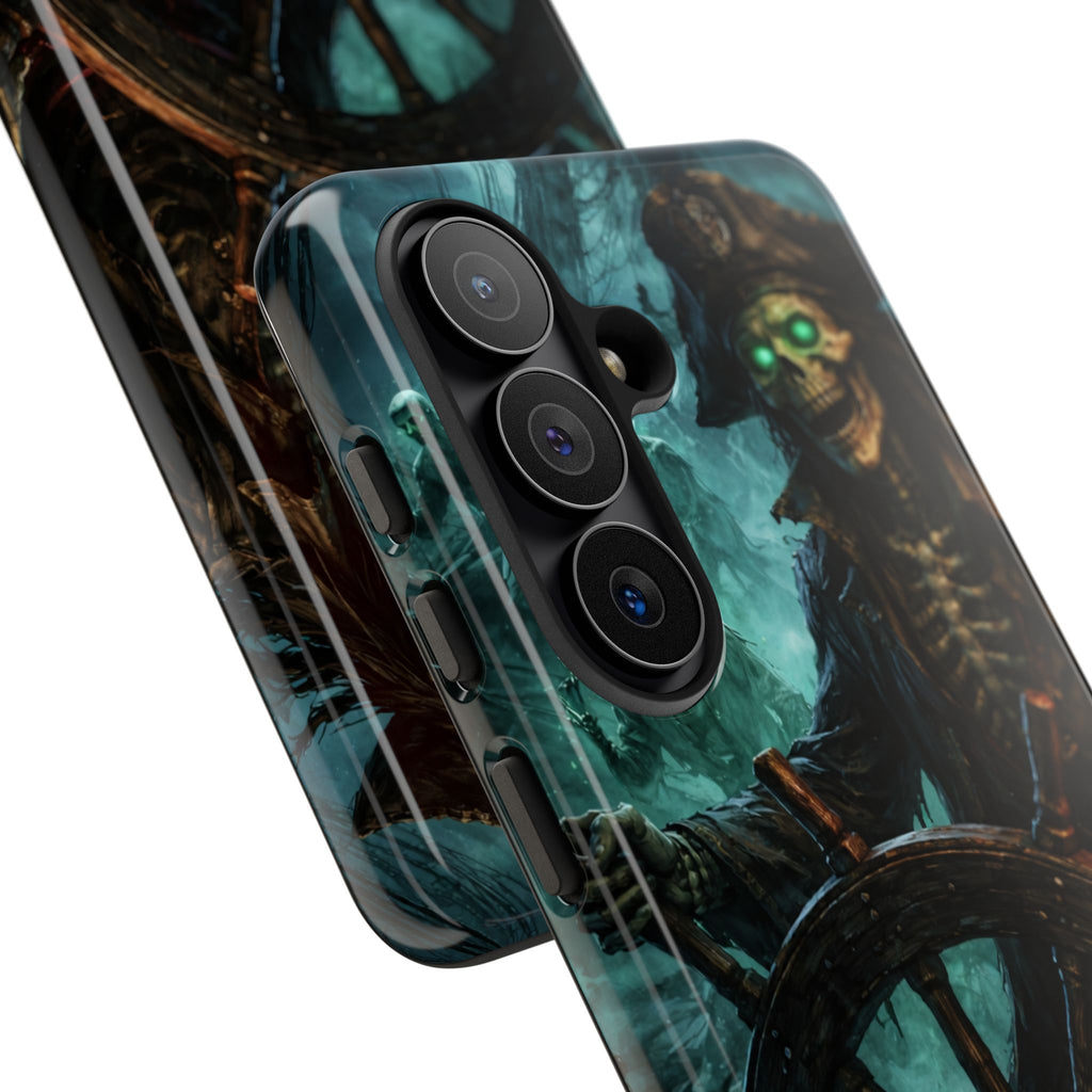 Pirate Skeleton Phone Case — Haunted Ship Captain iPhone Cover