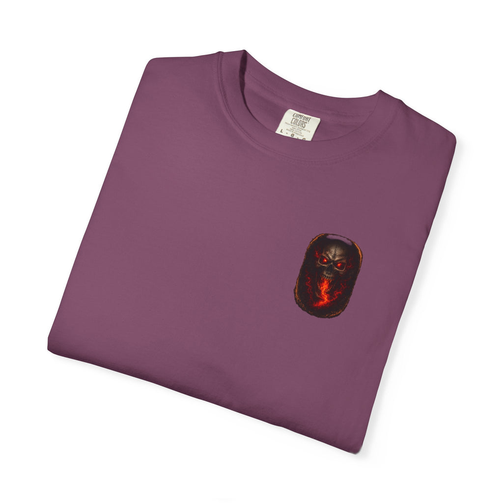 Premium Devil's Reject Skull T-Shirt — Flaming Skull Graphic Tee