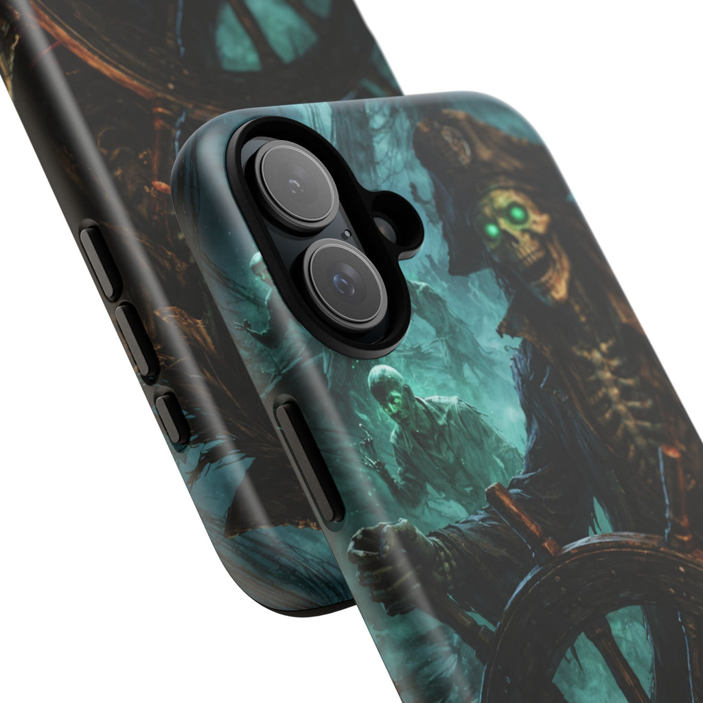 Pirate Skeleton Phone Case — Haunted Ship Captain iPhone Cover