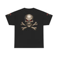Premium Skull & Crossbones Graphic Tee — Red-Eye Pirate Skull T-Shirt