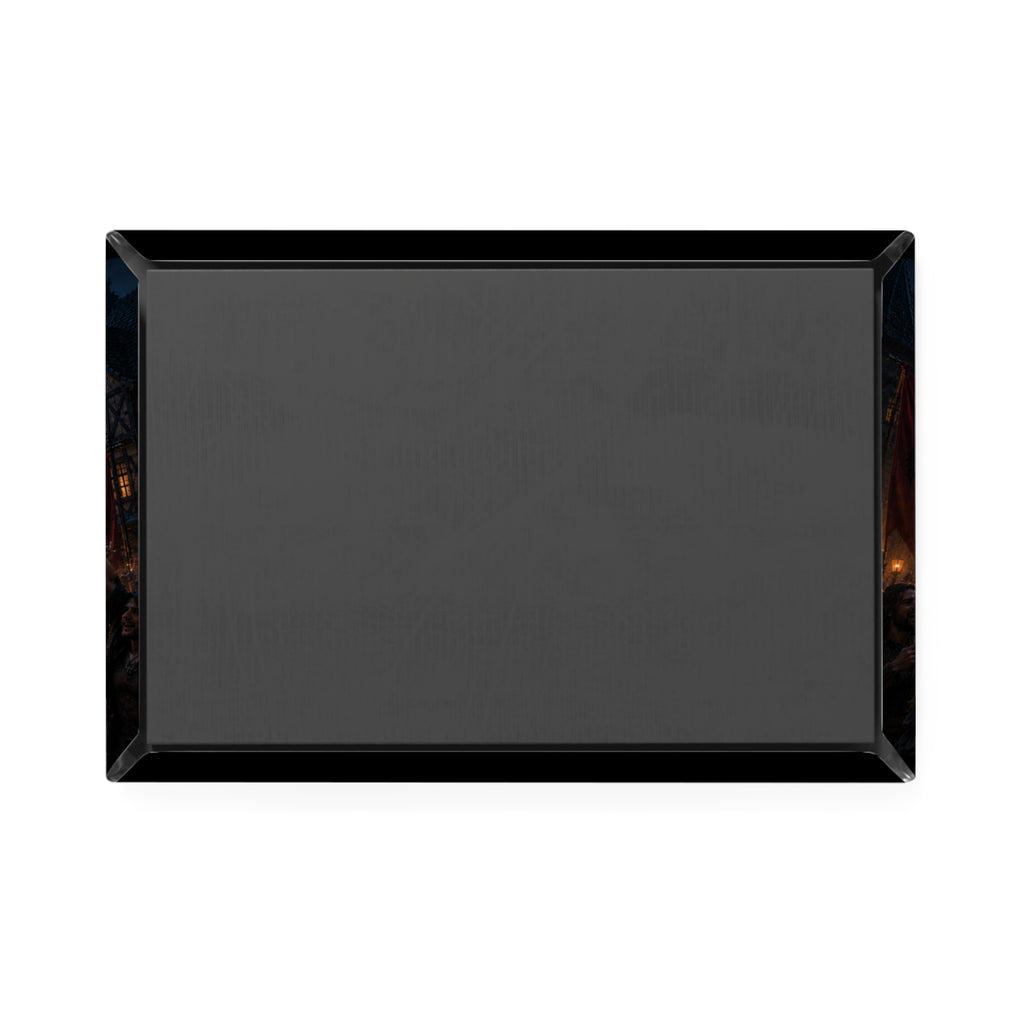 Werewolf Guitarist Rectangle Magnet — Gothic Moonlight Rock Fridge Magnet