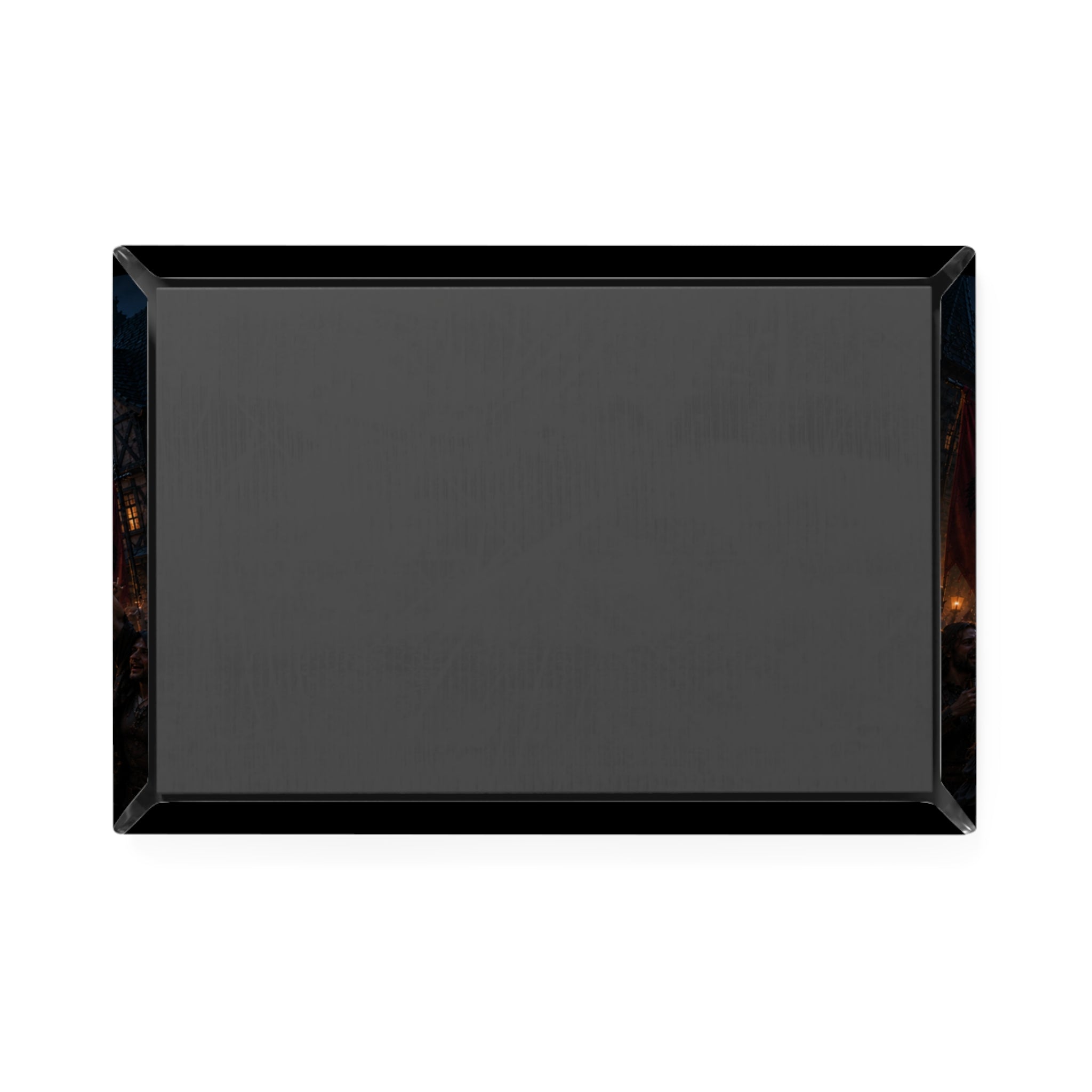 Werewolf Guitarist Rectangle Magnet — Gothic Moonlight Rock Fridge Magnet