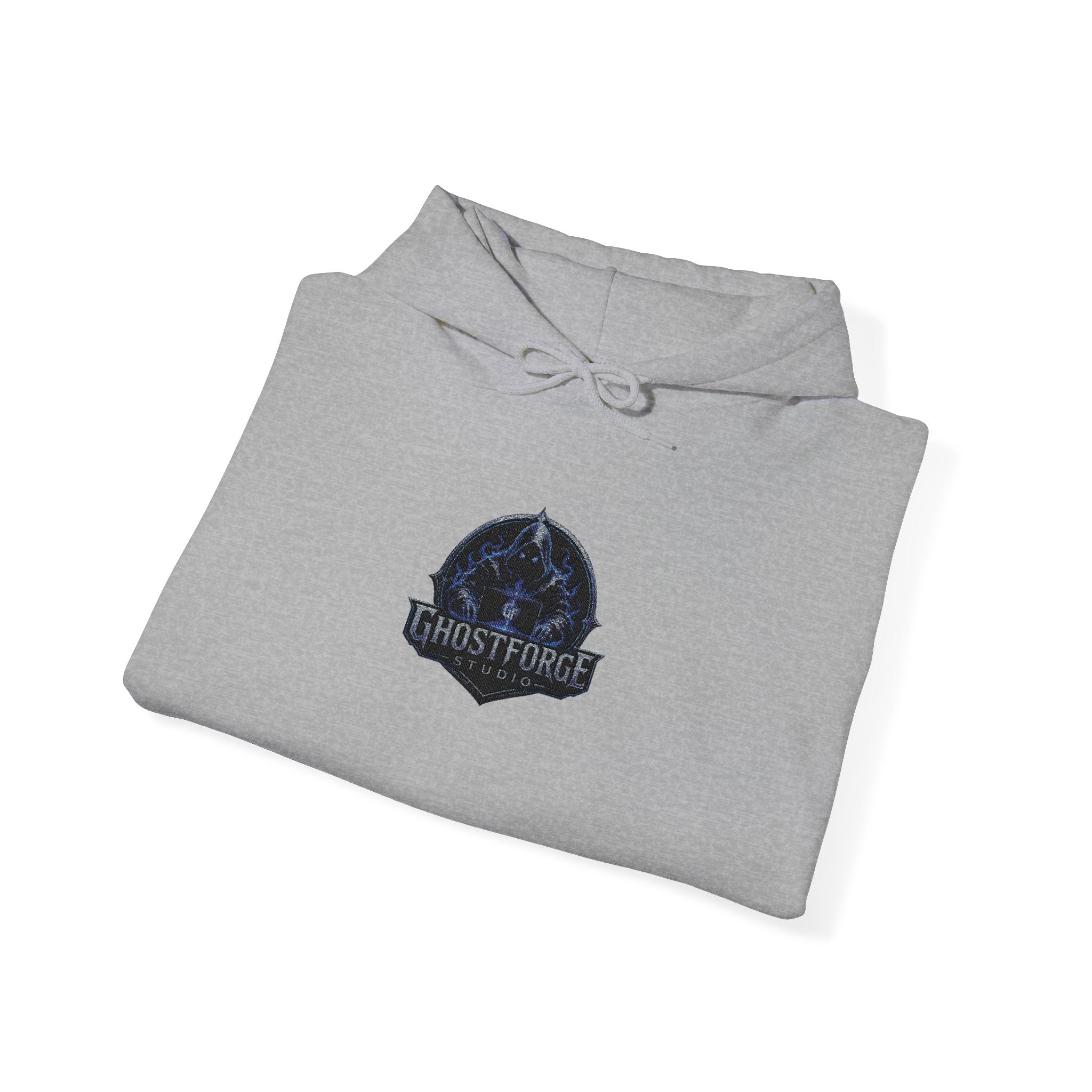 GhostForge Logo Hoodie — Graphic Wraith Hooded Sweatshirt