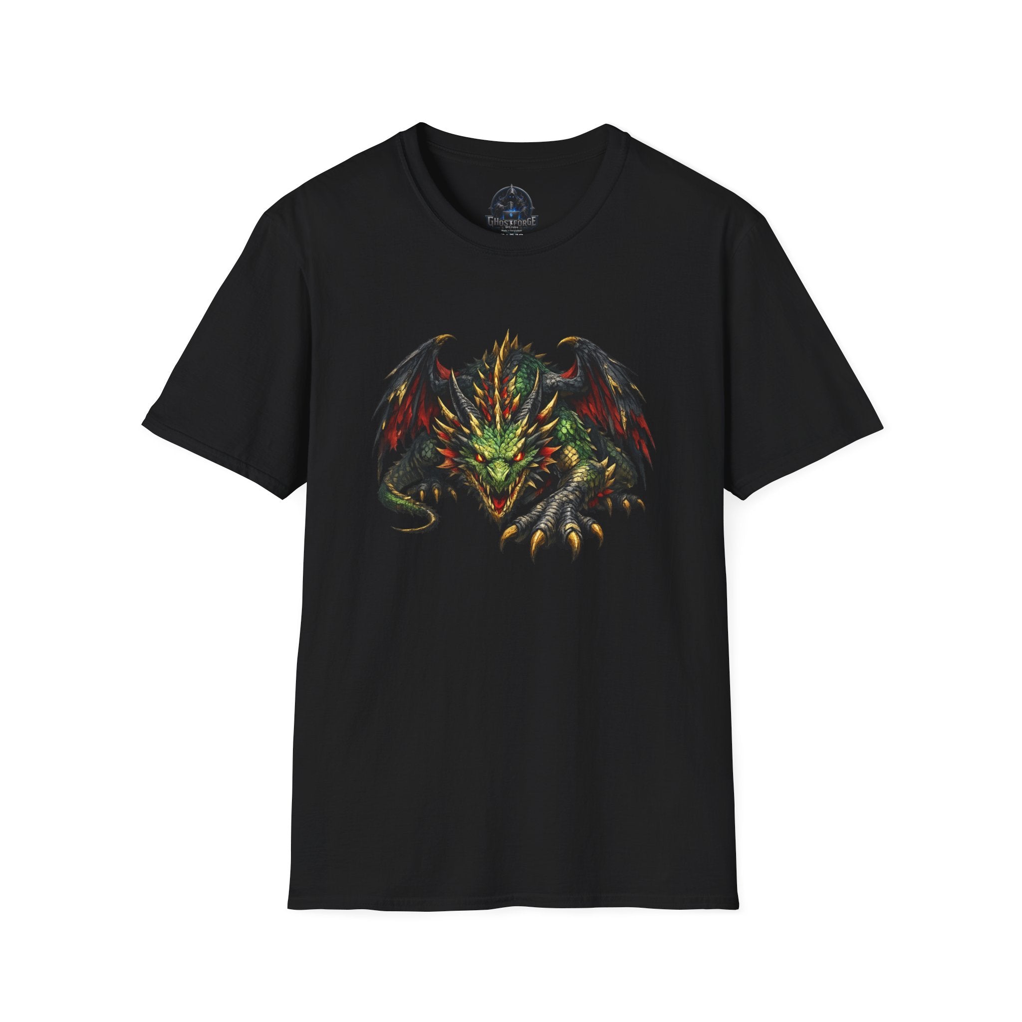 Dragon Lunge T-Shirt — Fierce Fantasy Dragon Graphic Tee