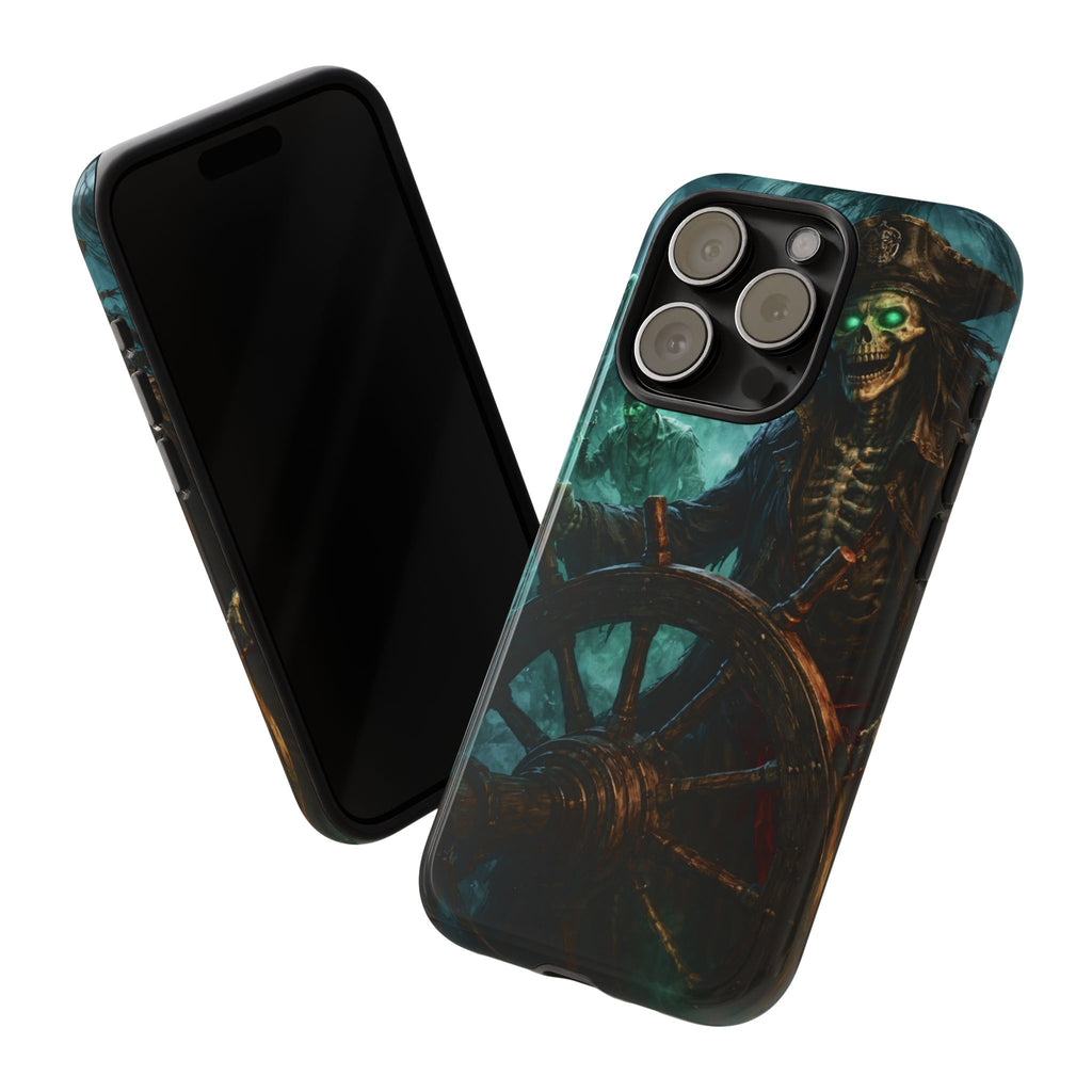 Pirate Skeleton Phone Case — Haunted Ship Captain iPhone Cover