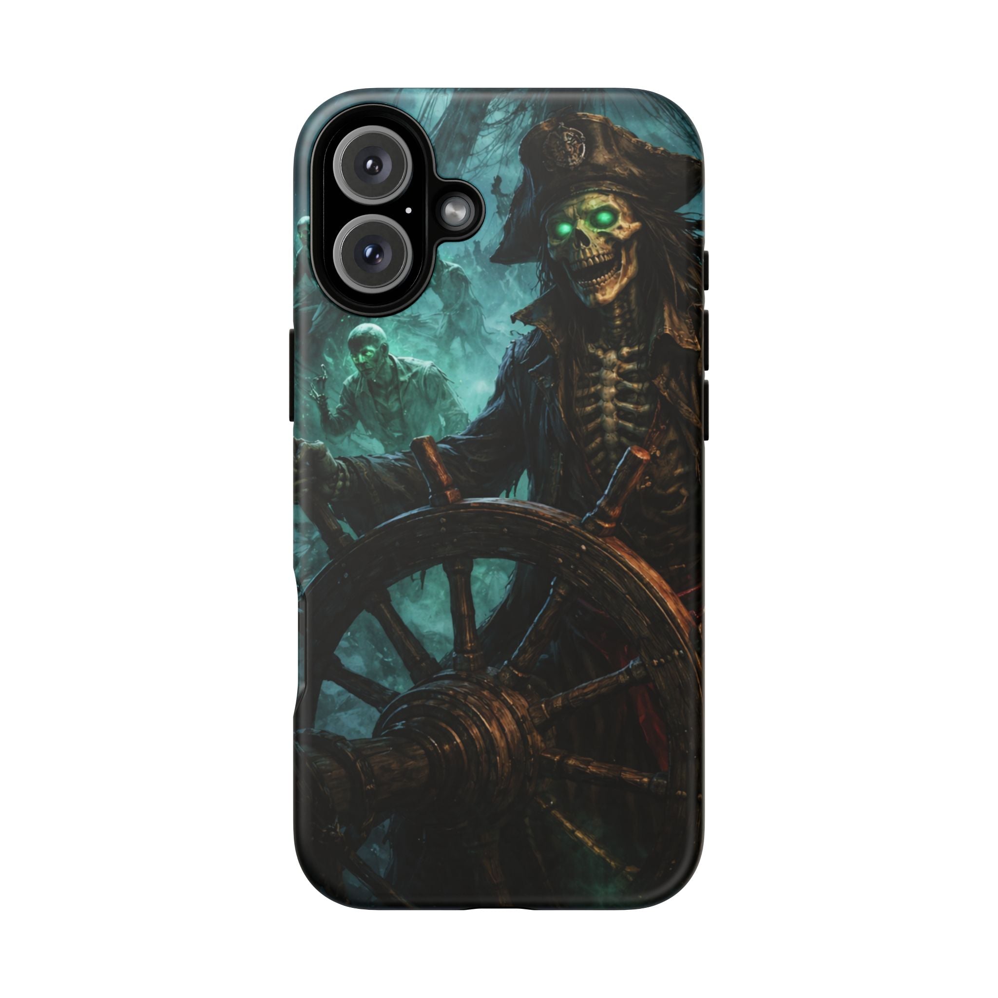Pirate Skeleton Phone Case — Haunted Ship Captain iPhone Cover