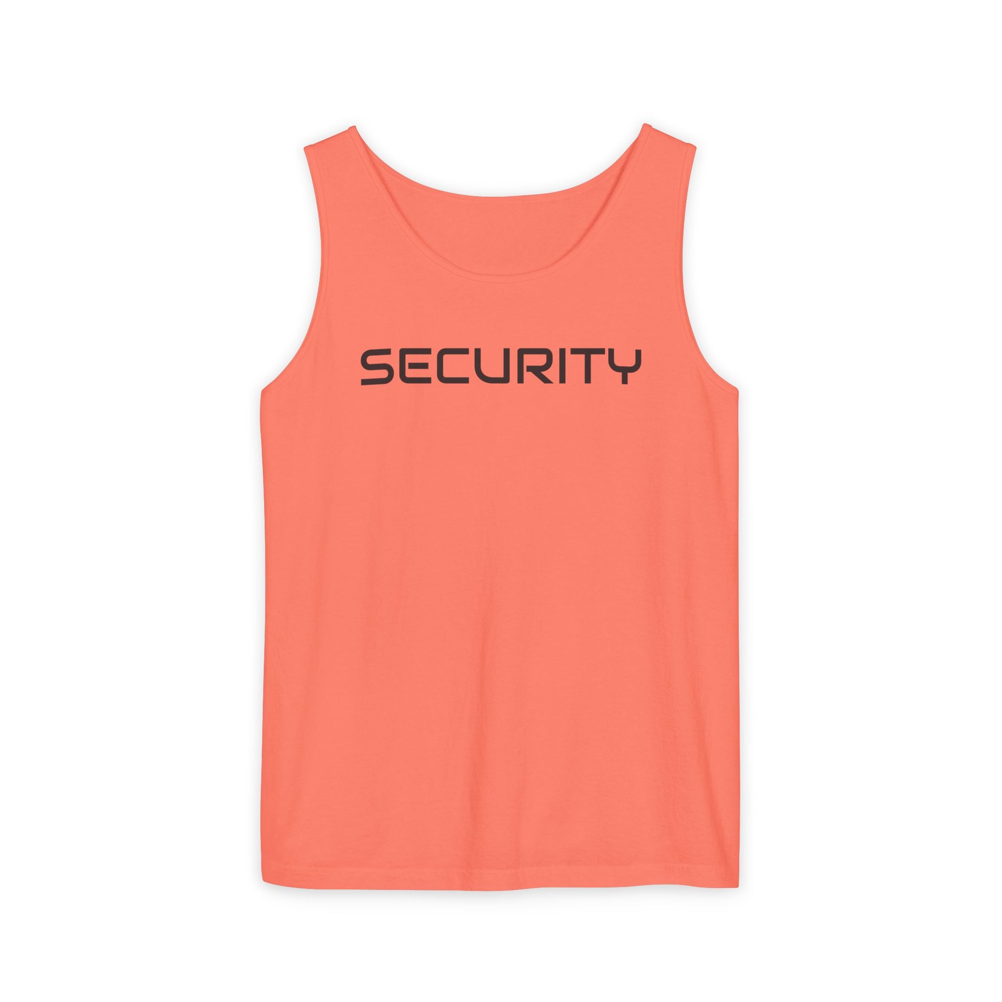 SECURITY Graphic Tank Top — Bold 'SECURITY' Streetwear Muscle Tee