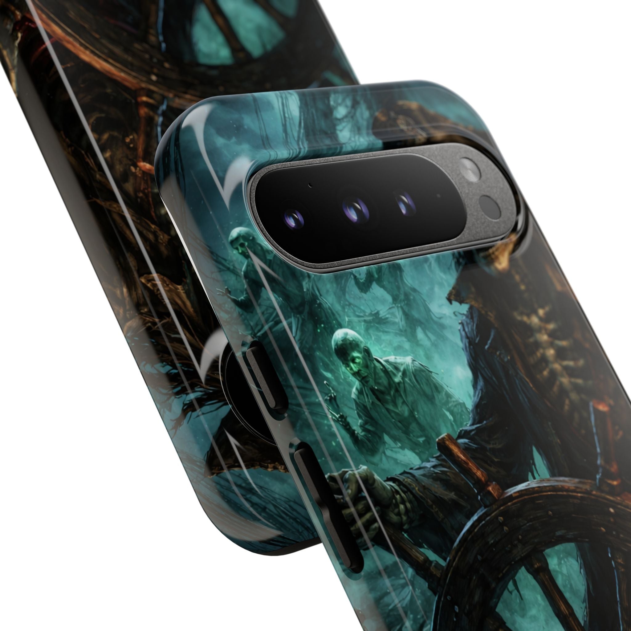 Pirate Skeleton Phone Case — Haunted Ship Captain iPhone Cover