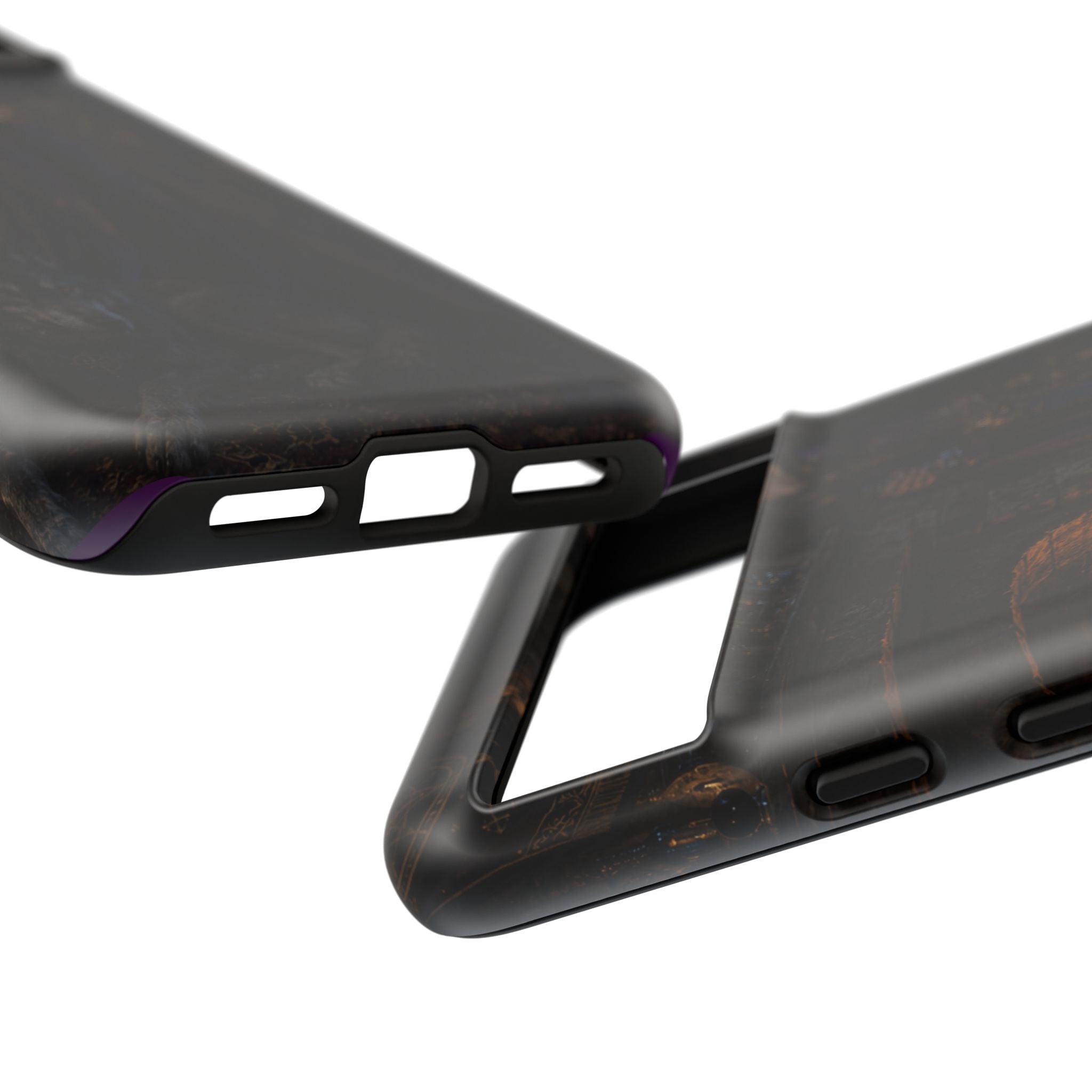 Gothic Witch Phone Case — Dark Fantasy Wolf & Fireplace Tough Case