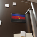 Polyamorous Symbol Rectangle Magnet — Pride-Inspired Striped Magnet
